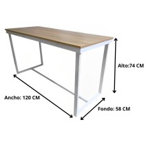 Mesa Despacho Sintra 120cm: Perfecta para tu oficina y ordenador